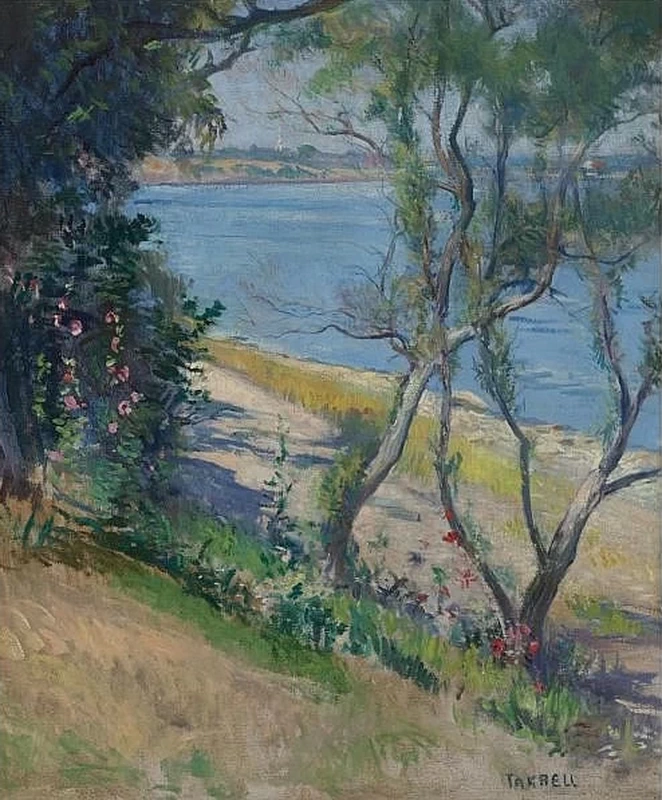 Edmund Tarbell - 110, Vista del fiume Piscataqua, New Castle, New Hampshire